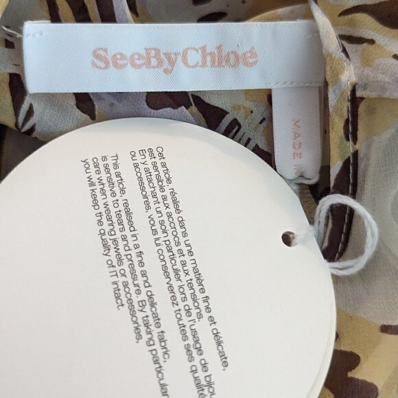 See by Chloe Dress Tiger Print 8 - Picture 6 of 9